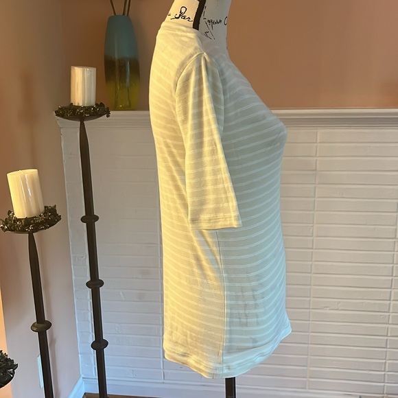 Vince Stripe S/S Sleeve Tee Shirt - Picture 3 of 7